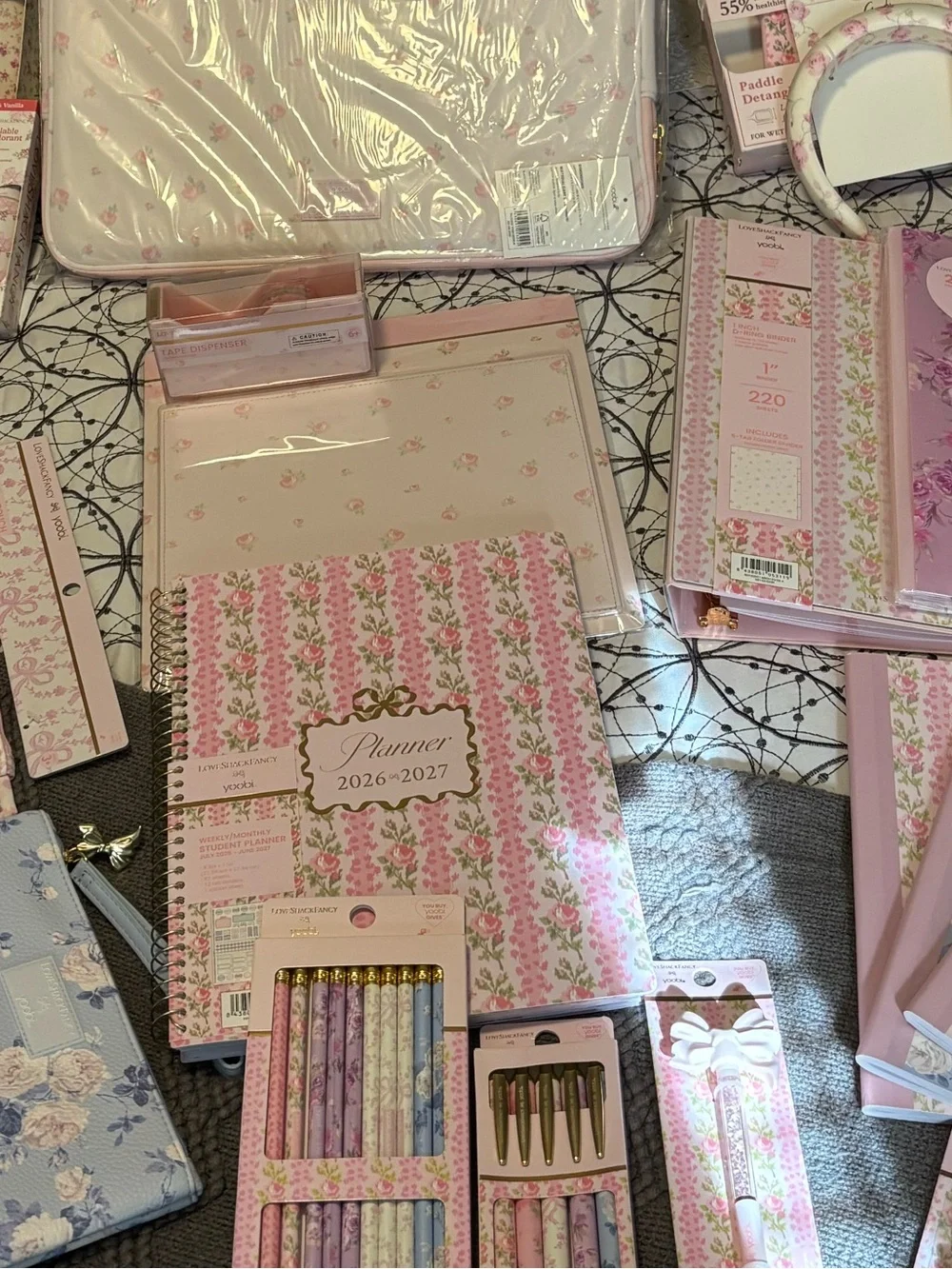 LoveShackFancy x Target Yoobi blooming heirloom planner